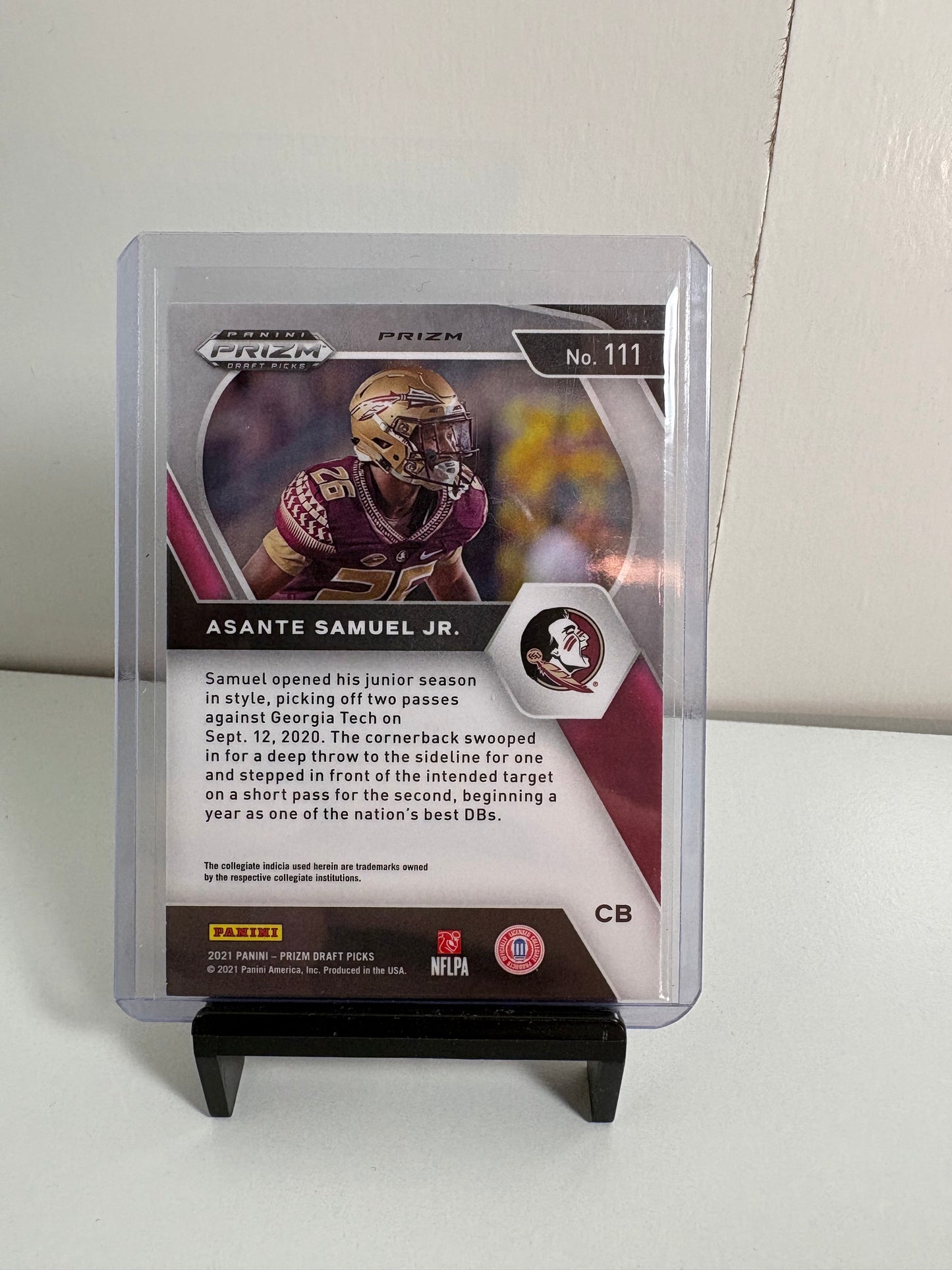 Asante Samuel Jr. Rookie Card