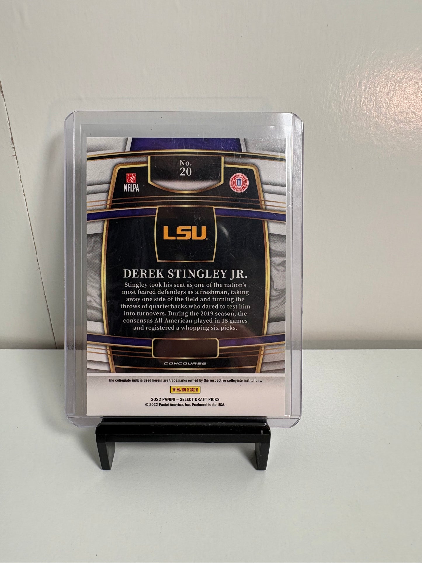 Derek Stingley Jr. Rookie Card