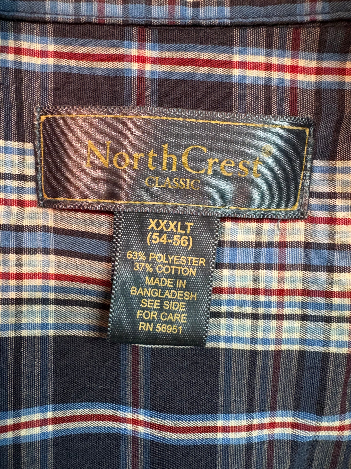 Men's NorthCrest Button Down Short Sleeve Shirt