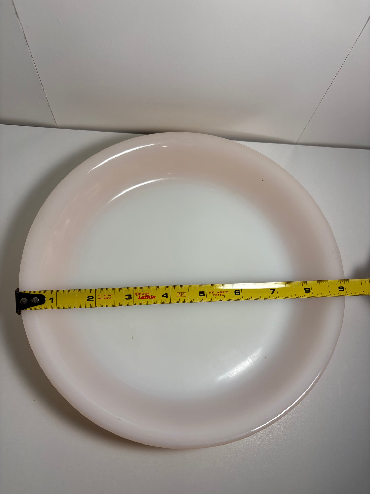 Vintage Anchor Hocking Fire King Peach Luster Pie Plate