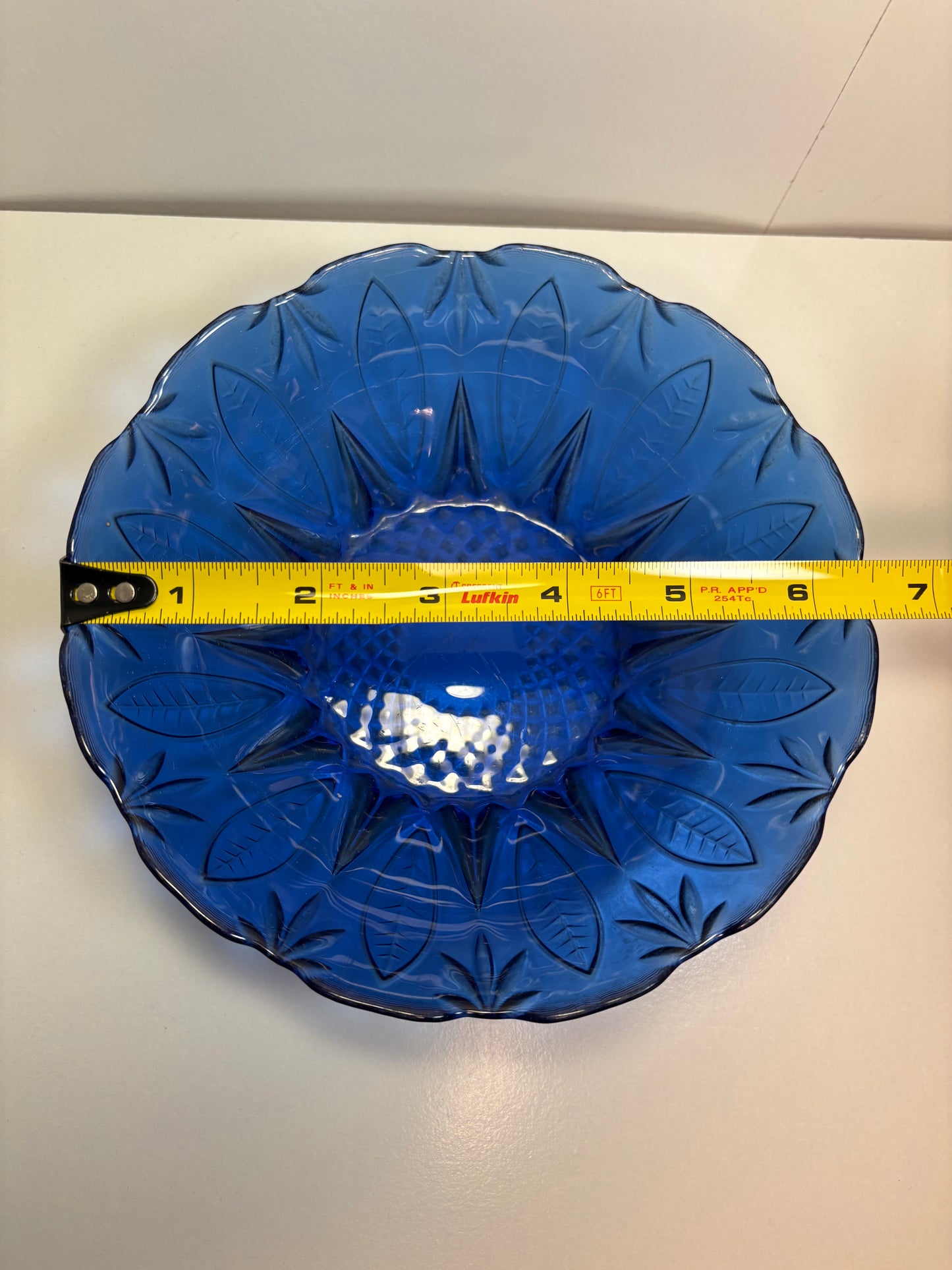 Lot of 4 Avon Royal Sapphire Cobalt Blue Glass Bowls