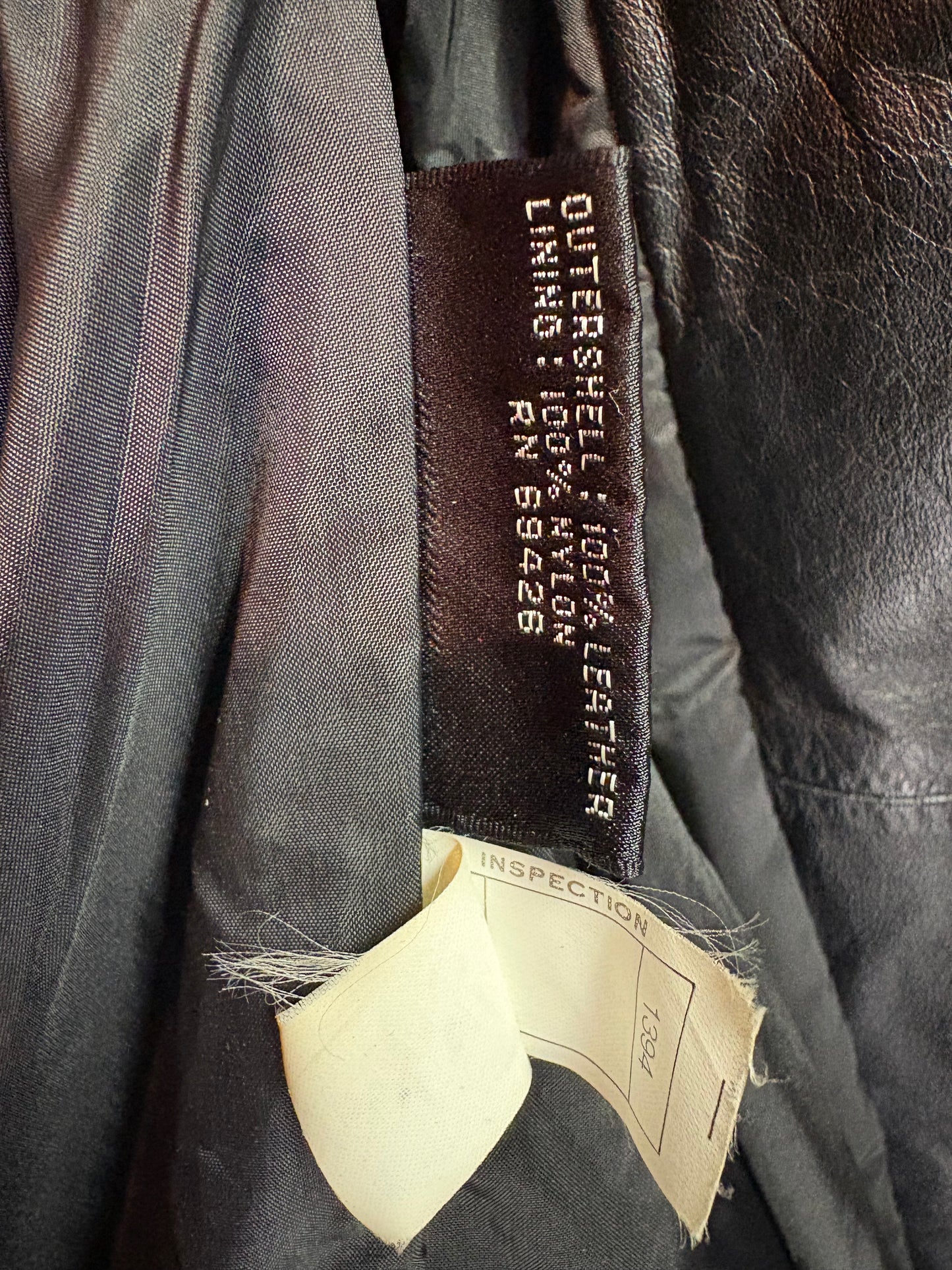 Vintage Wilsons Leather Black Leather Trench Coat