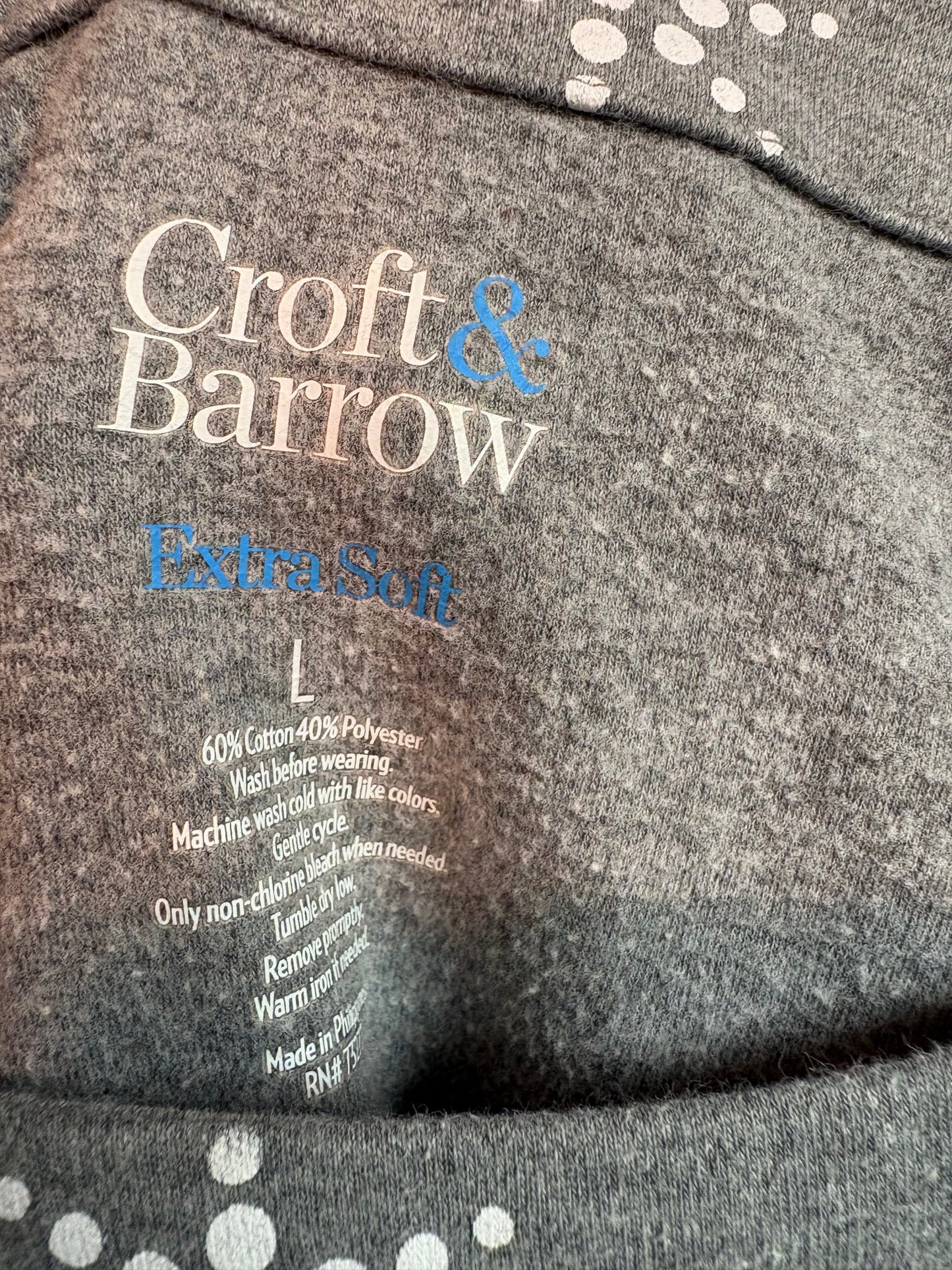 Croft & Barrow Long Sleeve Sweatshirt