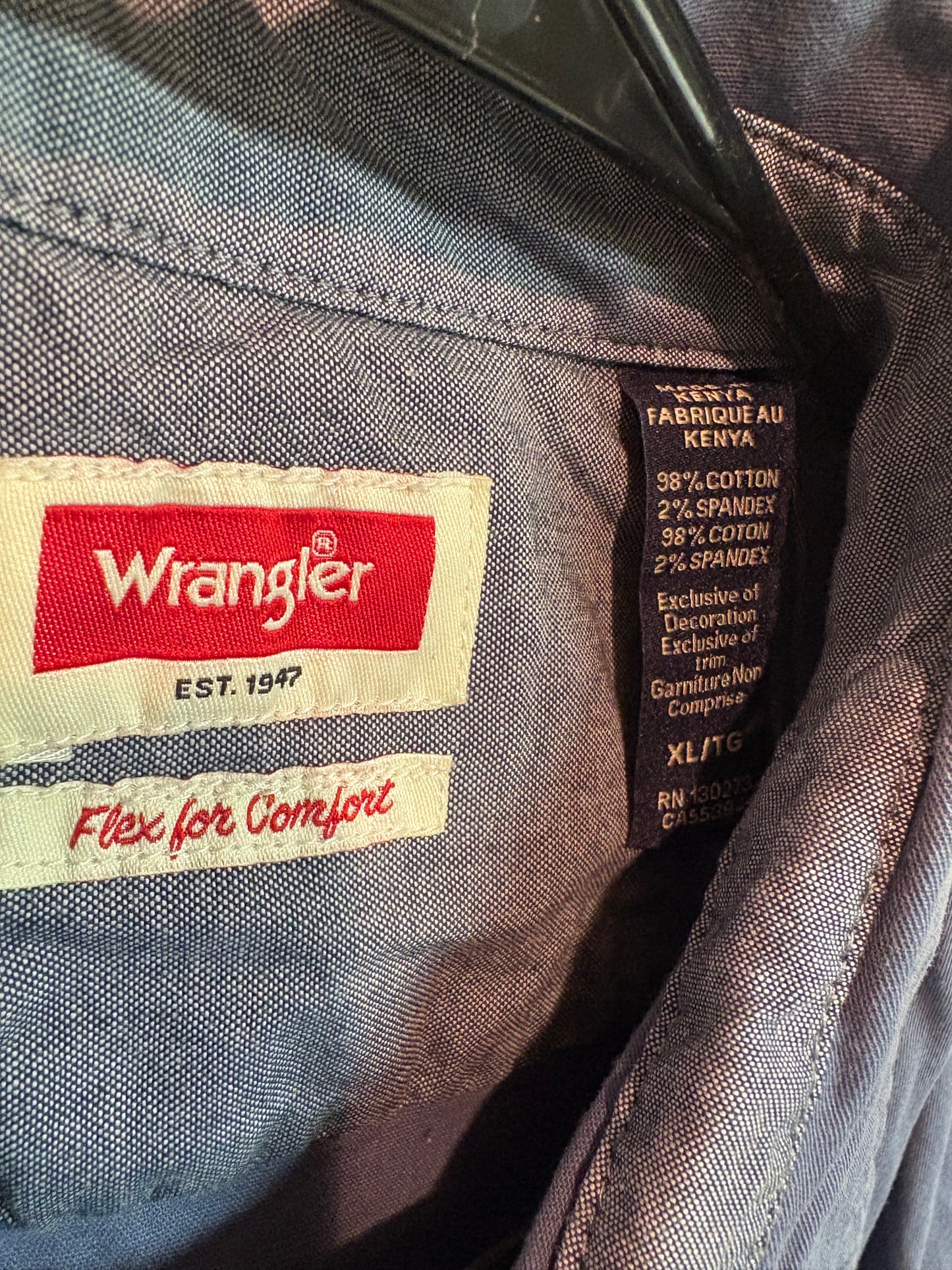 Men's Wrangler Button Down Shirt
