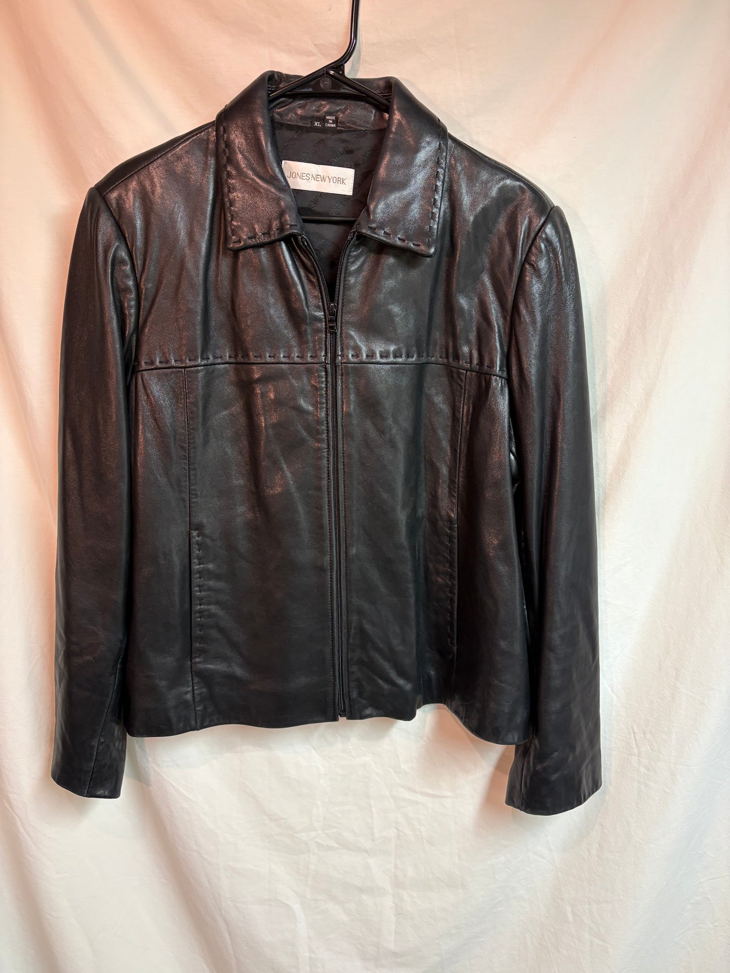 Women's Jones New York Leather Jacket
