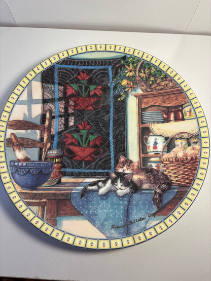 "Lazy Morning" Vintage Collector Plate