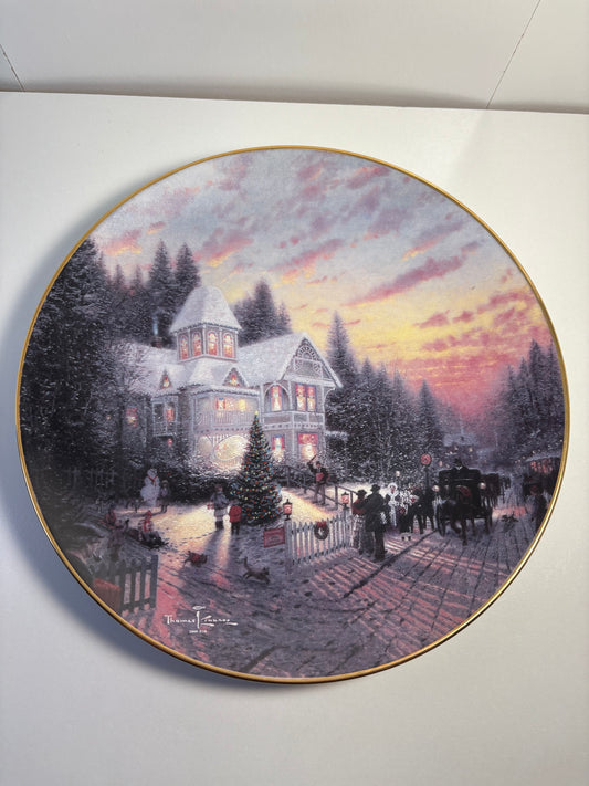 "The Magic of Christmas" Thomas Kinkade Collector Plate