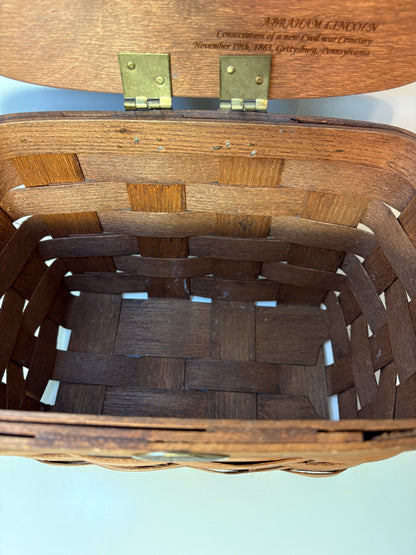 Peterboro Basket Co. Abraham Lincoln Basket