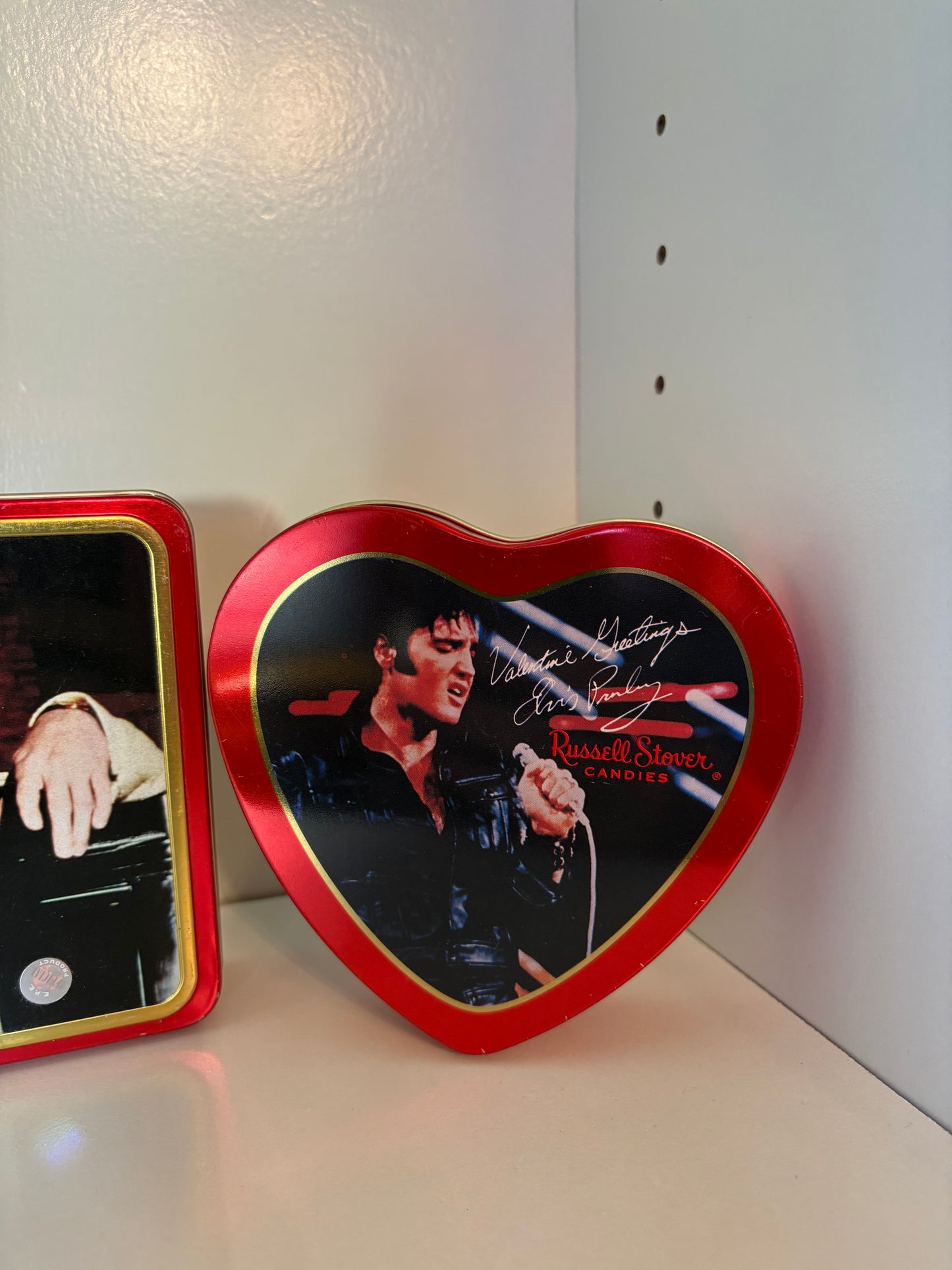 Lot of 3 Russel Stover Elvis Presley Tins