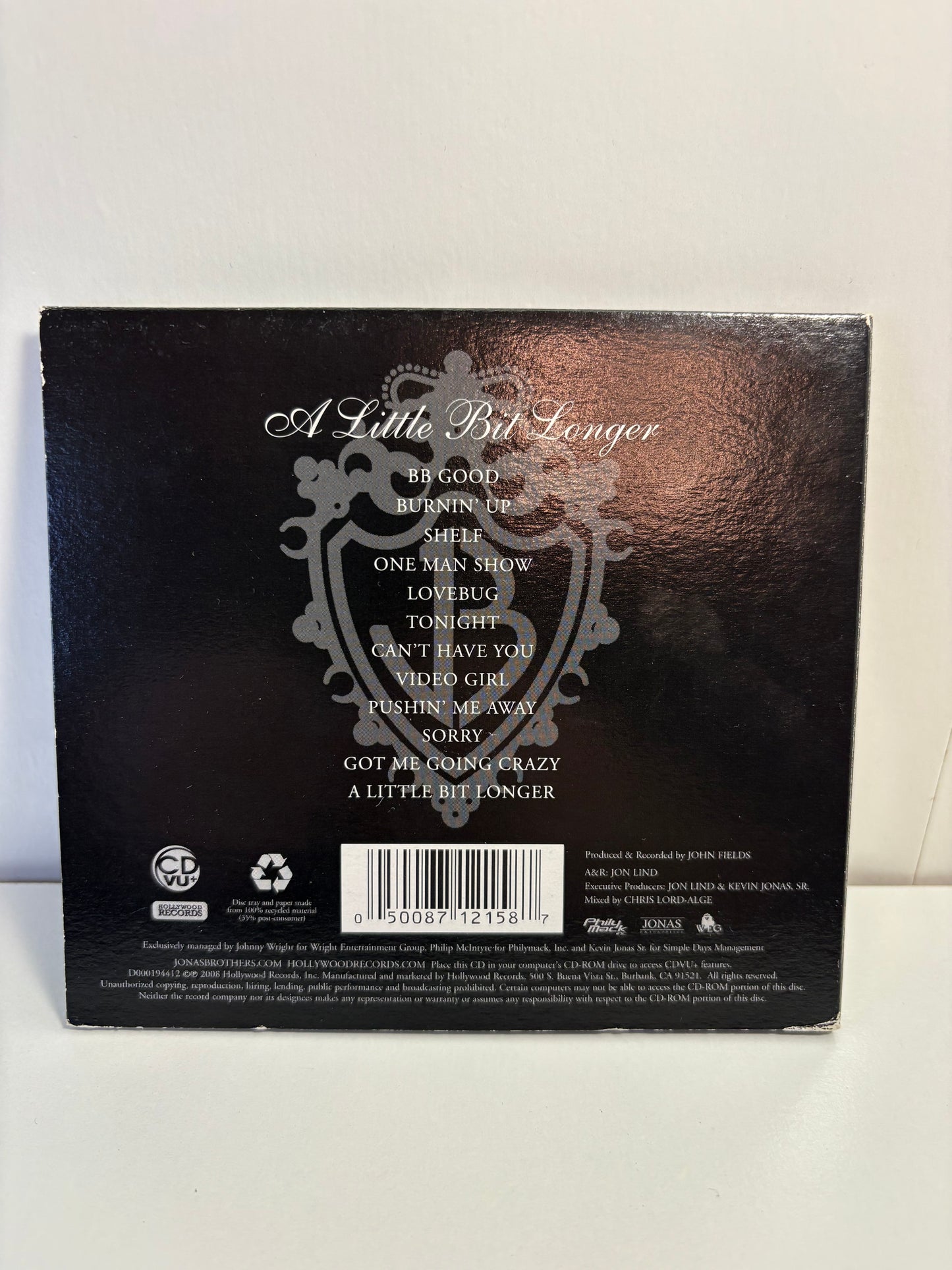 Jonas Brothers "A Little Bit Longer" CD