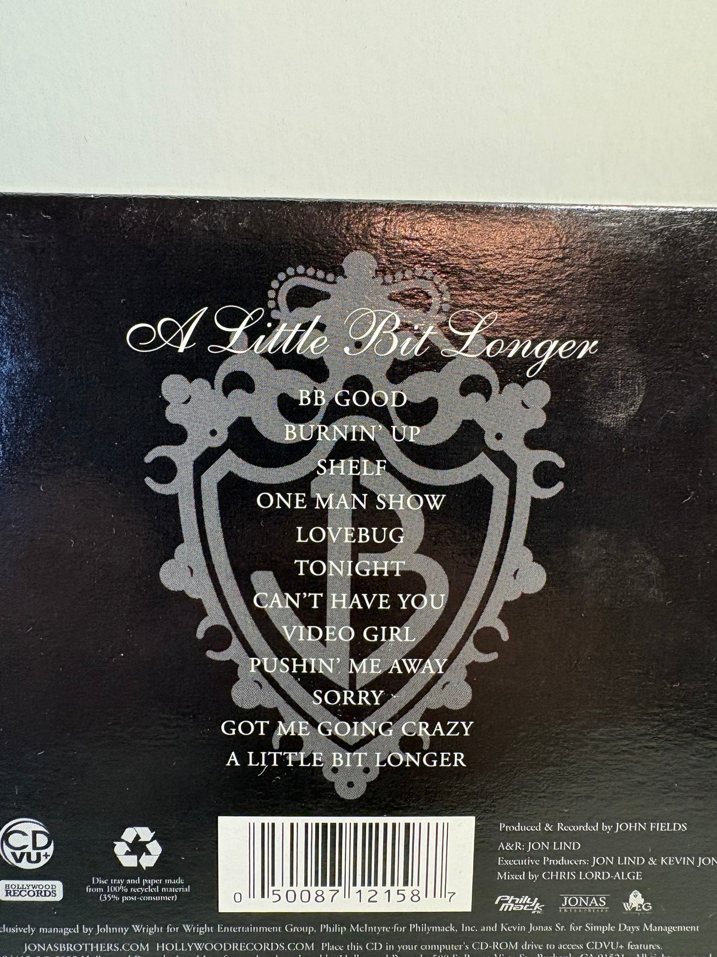 Jonas Brothers "A Little Bit Longer" CD