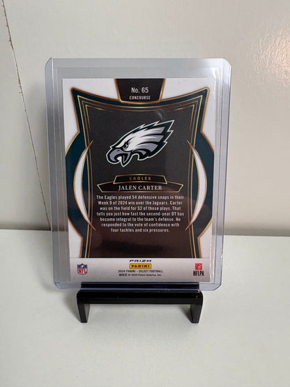 2024 Panini Select Jalen Carter Football Card