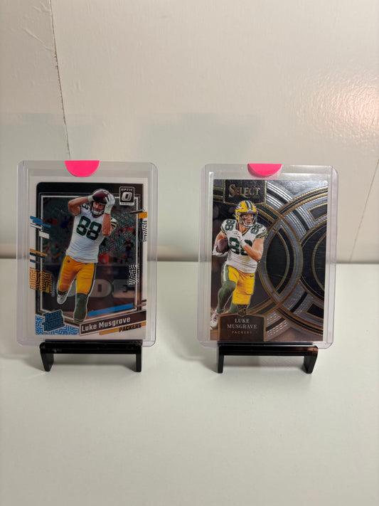 Lot of 2 Luke Musgrave Rookie Cards