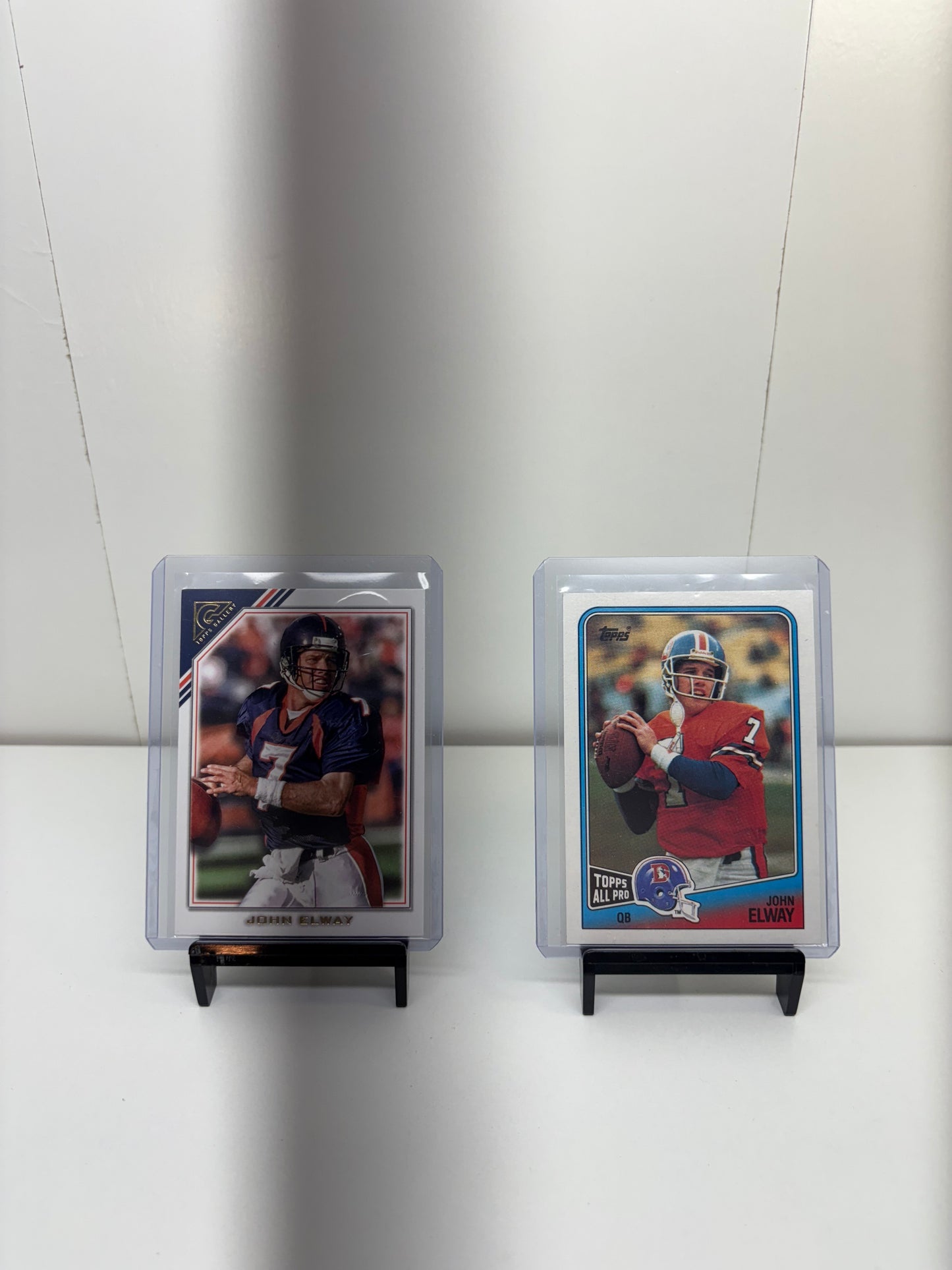 Lot of 2 John Elway Football Cards