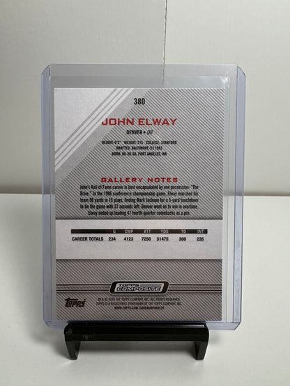 Lot of 2 John Elway Football Cards