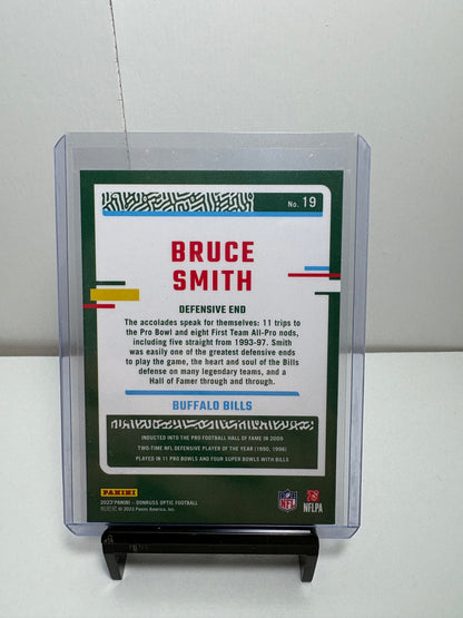 Lot of 4 2023 Panini Football Cards (Bruce Smith, Champ Bailey, Reggie Wayne, Brian Dawkins)