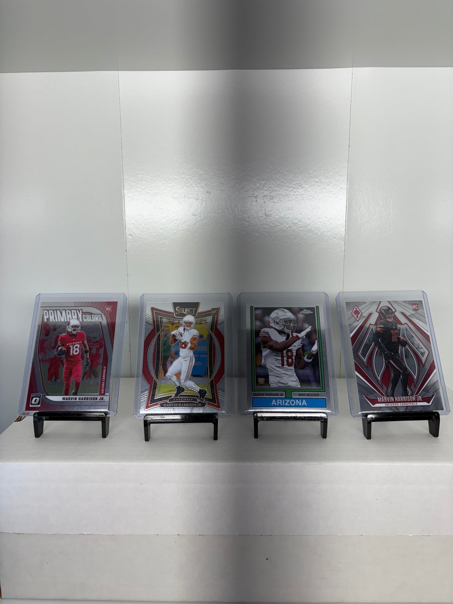 Lot of 4 Marvin Harrison Jr. Rookie Football Cards