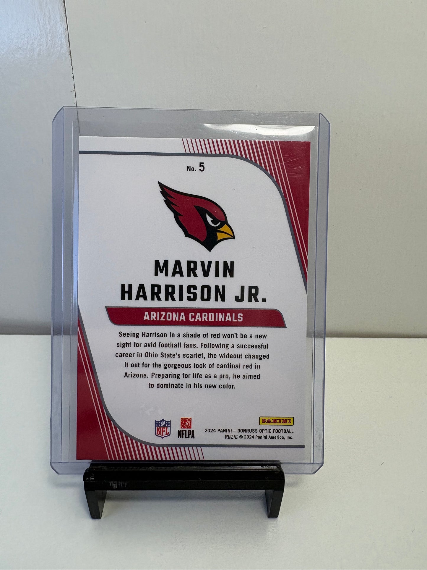 Lot of 4 Marvin Harrison Jr. Rookie Football Cards