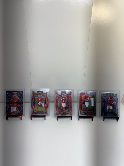 Lot of 5 Xavier Worthy Rookie Football Cards