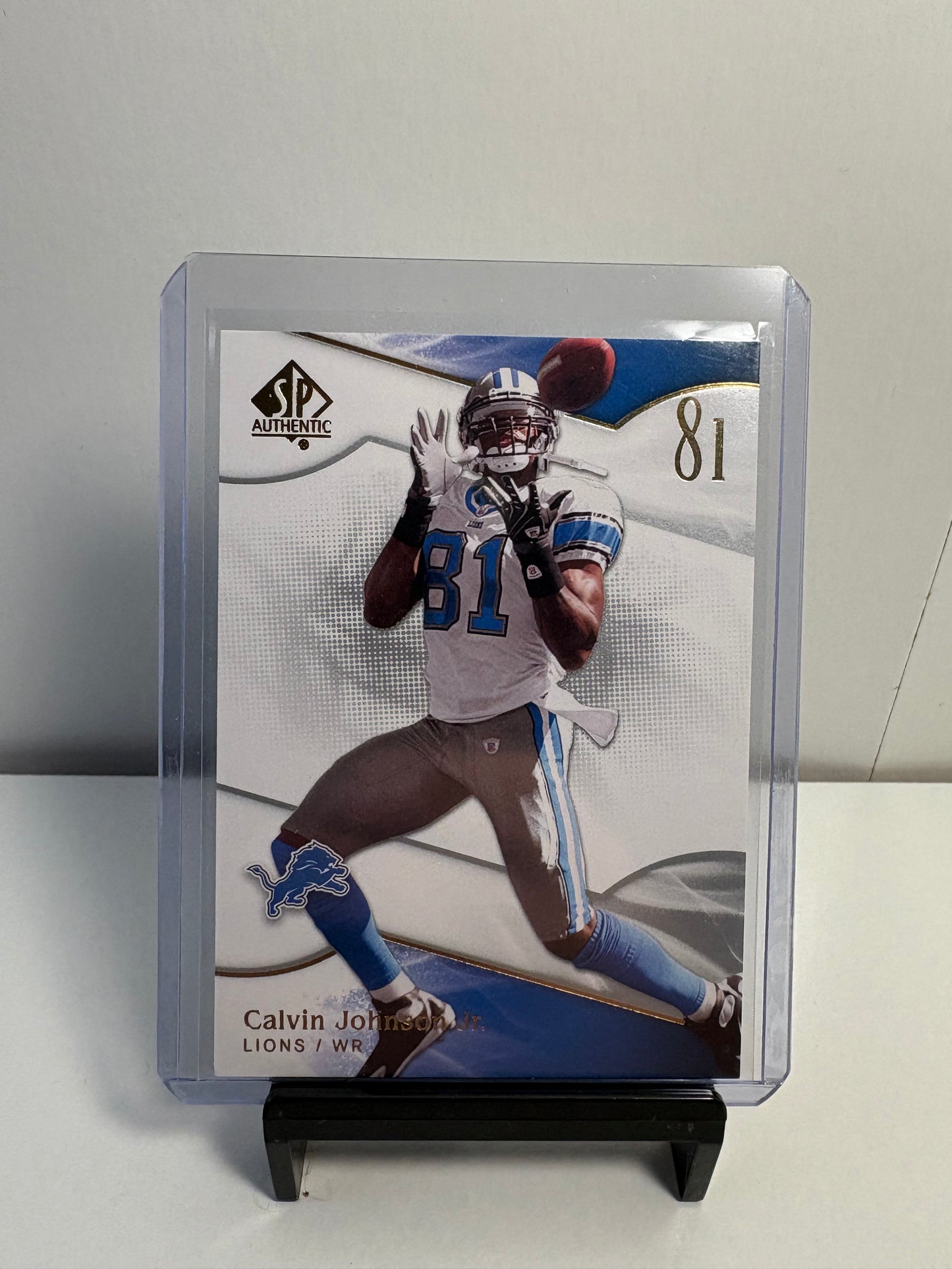 Lot of 3 Football Cards (Ray Lewis, Calvin Johnson, Larry Fitzgerald)