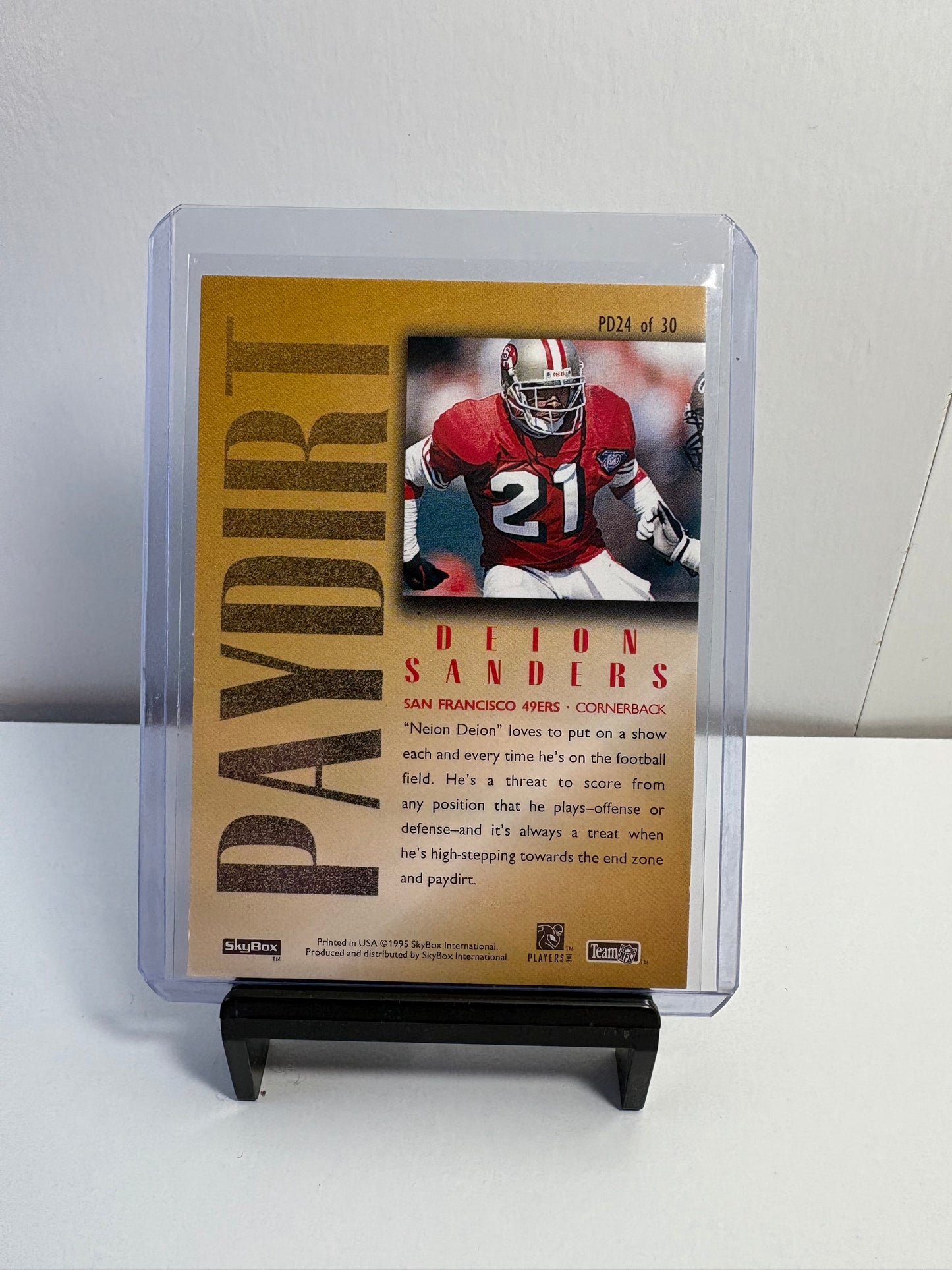 Skybox Premium Deion Sanders Football Card