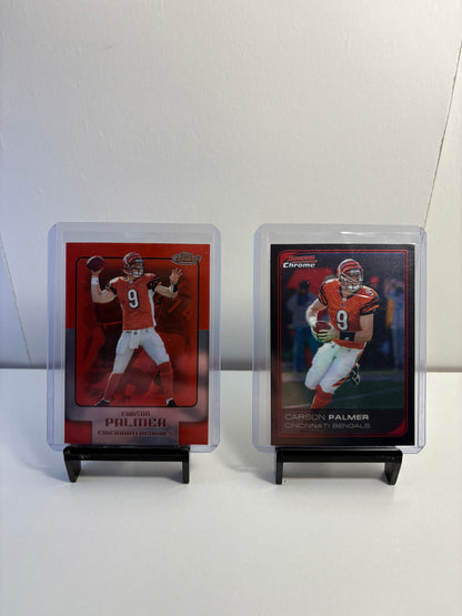 Lot of 2 Carson Palmer Football Cards