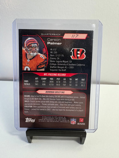 Lot of 2 Carson Palmer Football Cards