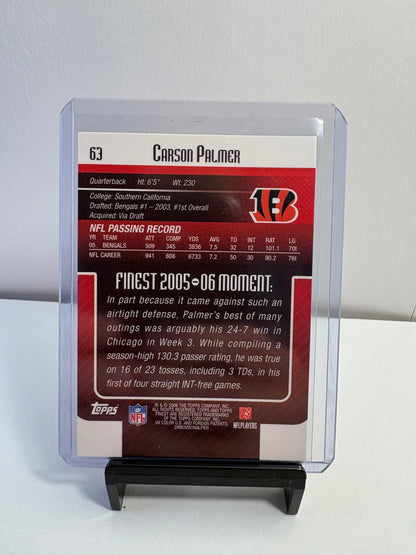 Lot of 2 Carson Palmer Football Cards