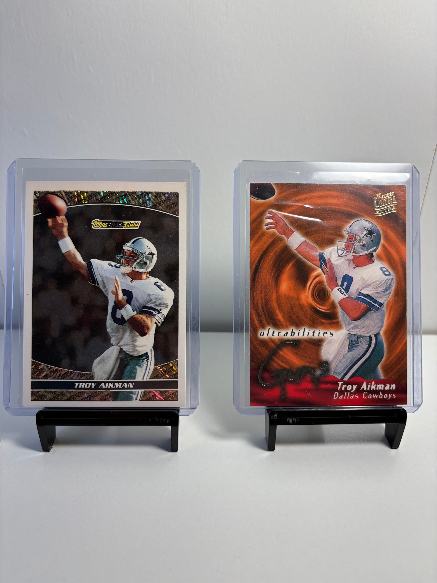 Lot of 2 Troy Aikman Football Cards