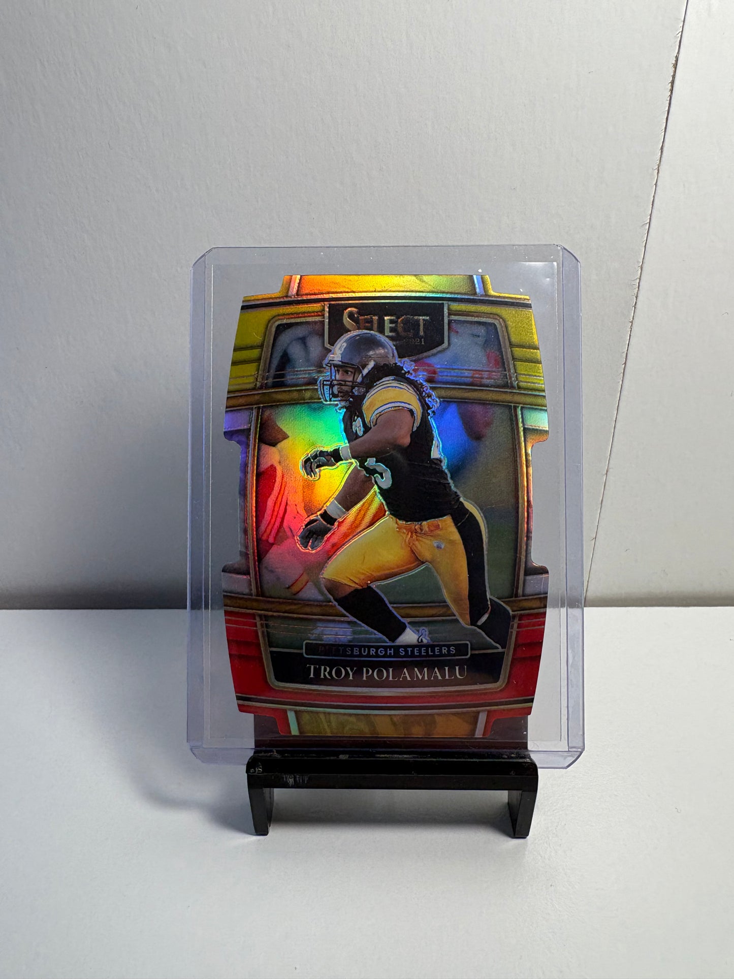 Troy Polamalu Die Cut Football Card
