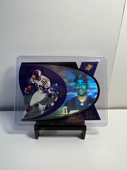 1996 SPx Gold Chris Carter Football Card