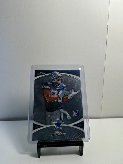 2010 Topps Finest Dez Bryant Rookie Football Card