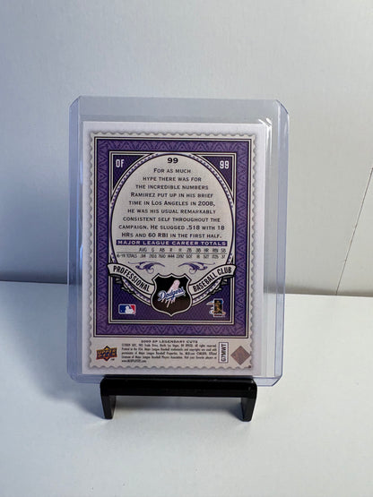 2009 Upper Deck SP Legendary Cuts Manny Ramirez Baseball Card