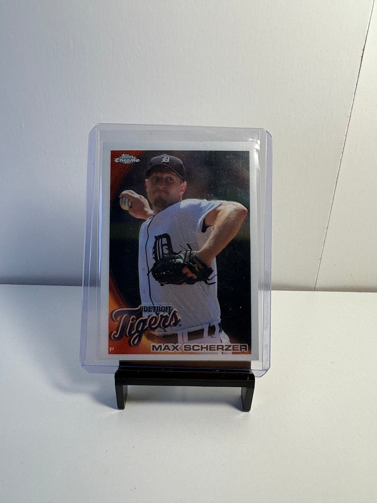2010 Topps Chrome Max Scherzer Baseball Card