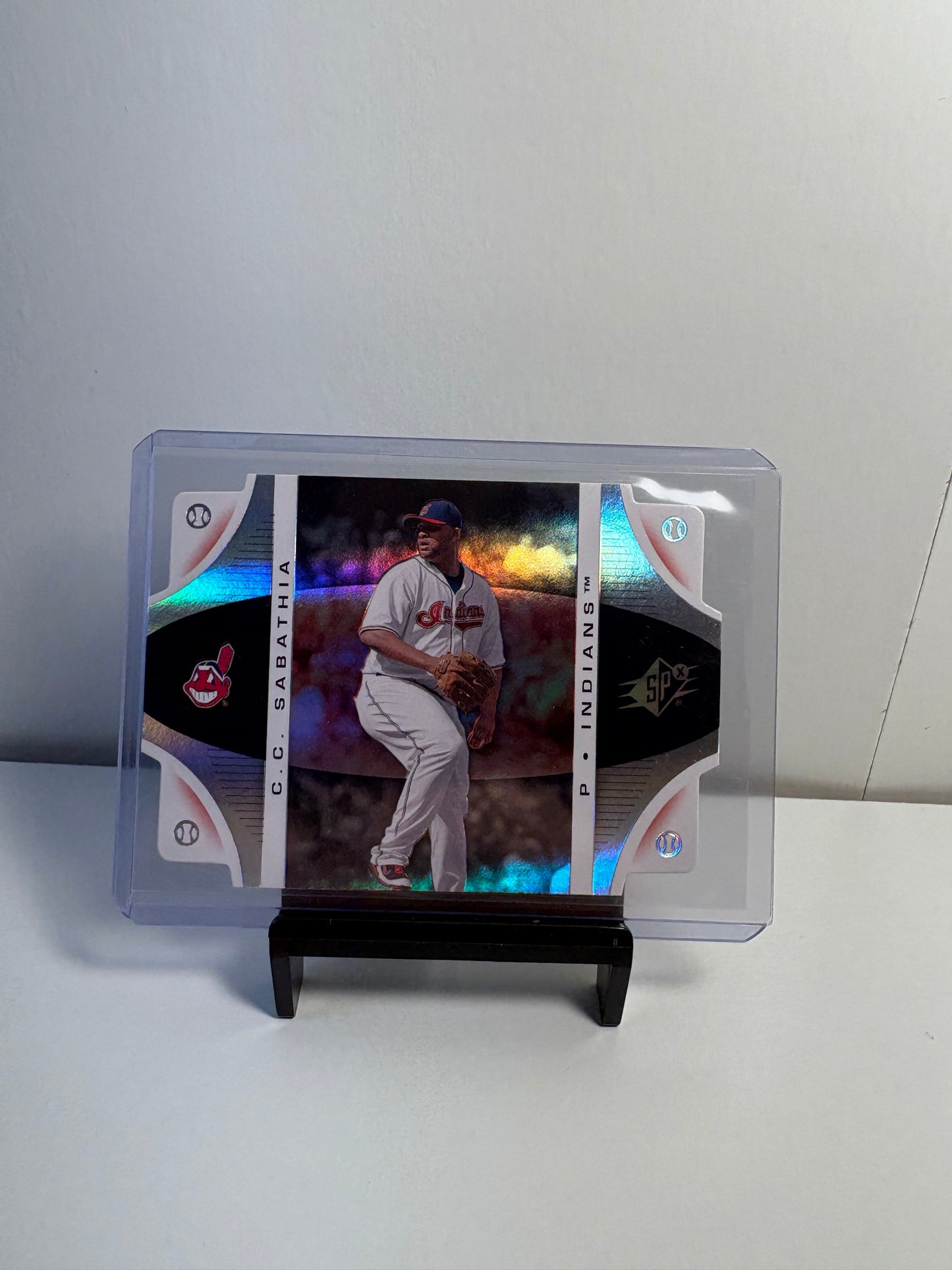 2008 Upper Deck SPx Die Cut C.C. Sabathia Baseball Card