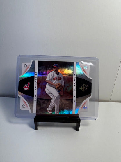 2008 Upper Deck SPx Die Cut C.C. Sabathia Baseball Card