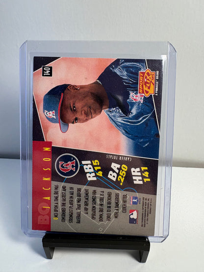 1995 Sportsflix Bo Jackson Holographic Baseball Card