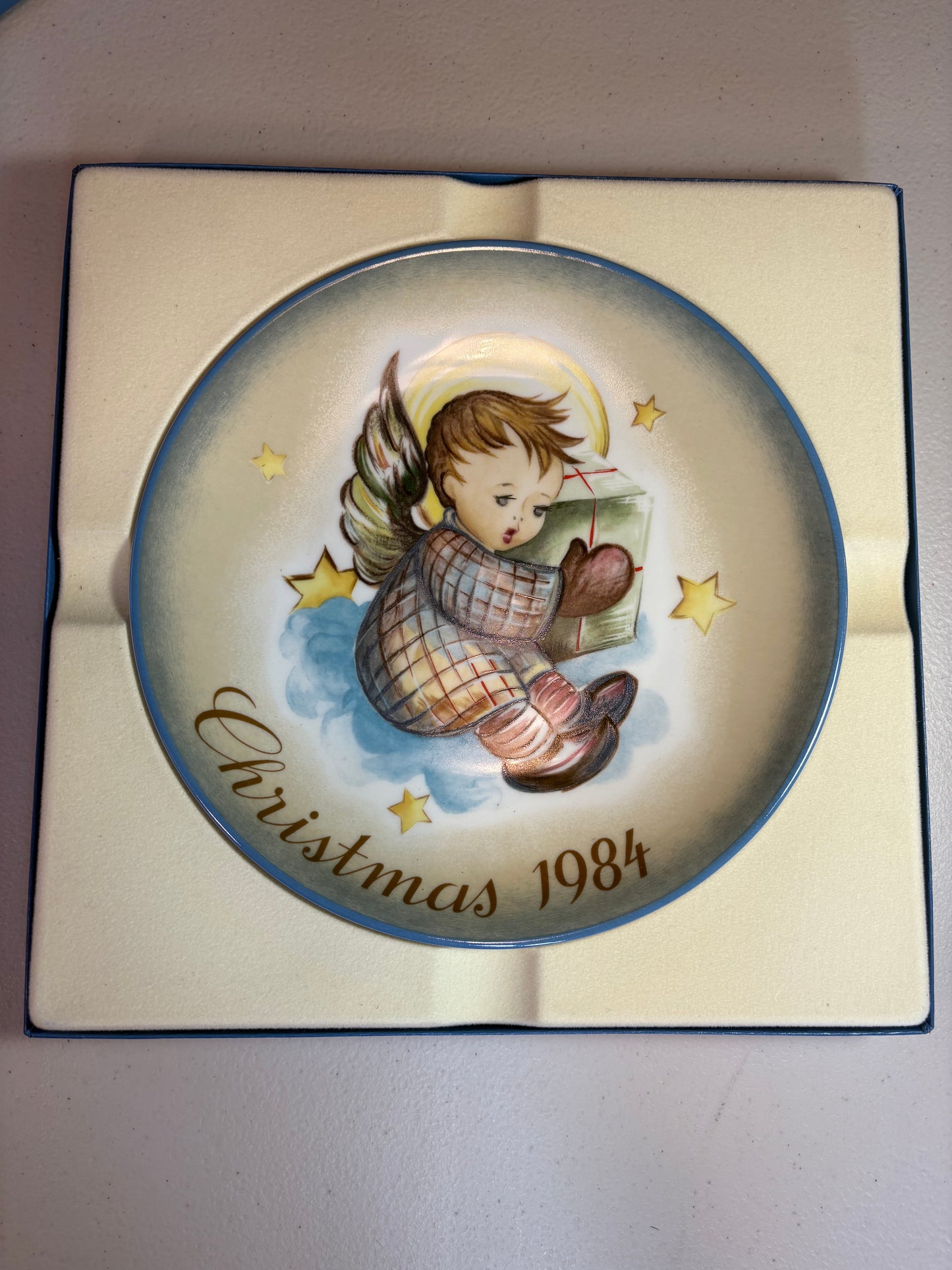 Lot of 3 1980's Christmas Hummel Collector Plates