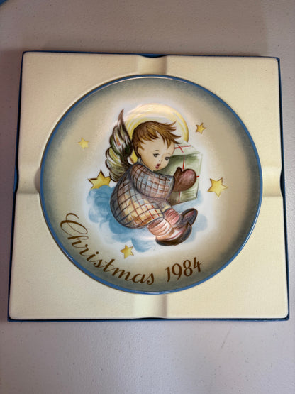 Lot of 3 1980's Christmas Hummel Collector Plates
