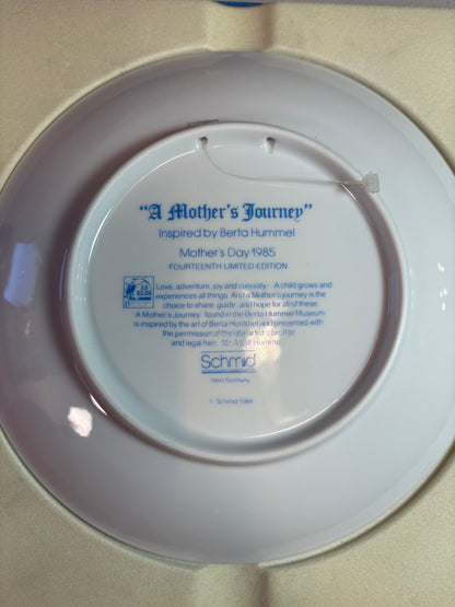 Lot of 3 Vintage 1980's Hummel Mothers Day Collector Plates