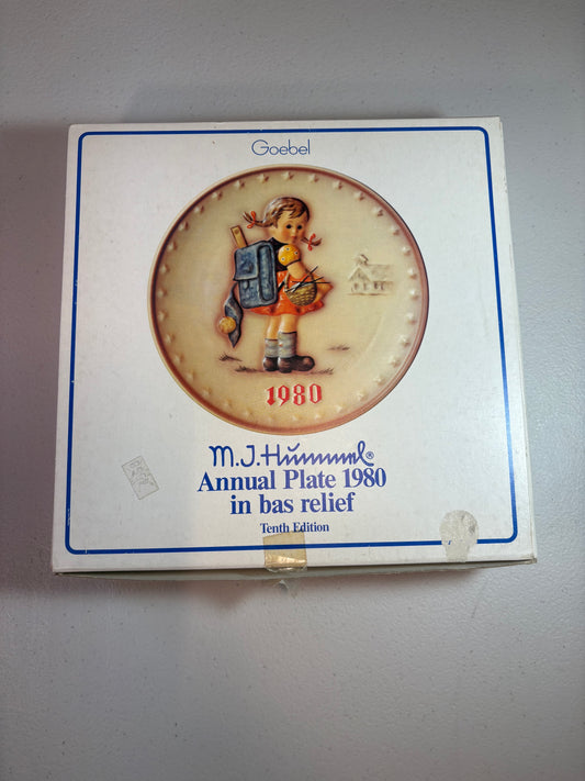 Lot of 3 Vintage 1980's Hummel Annual Collector Plates