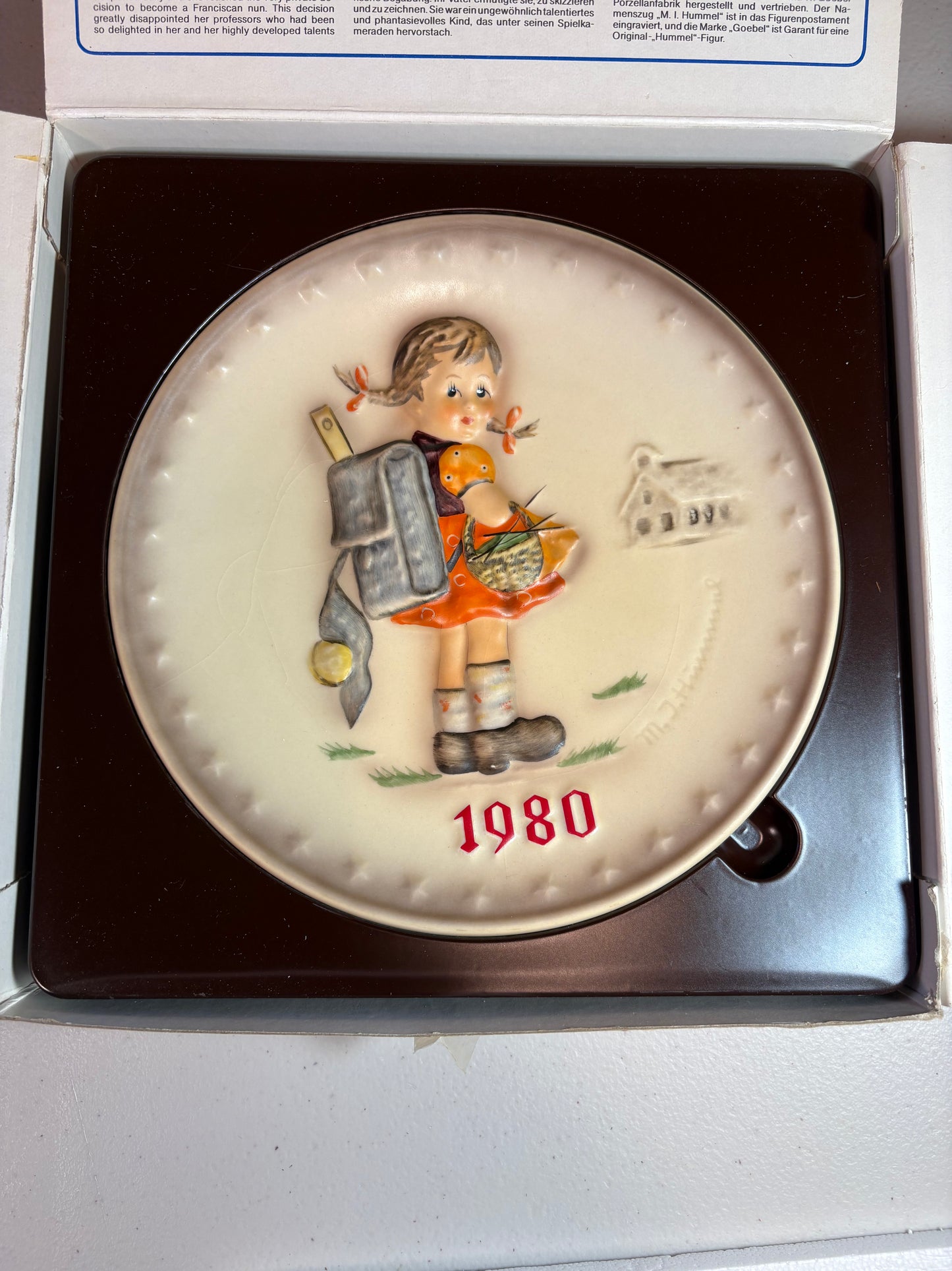 Lot of 3 Vintage 1980's Hummel Annual Collector Plates