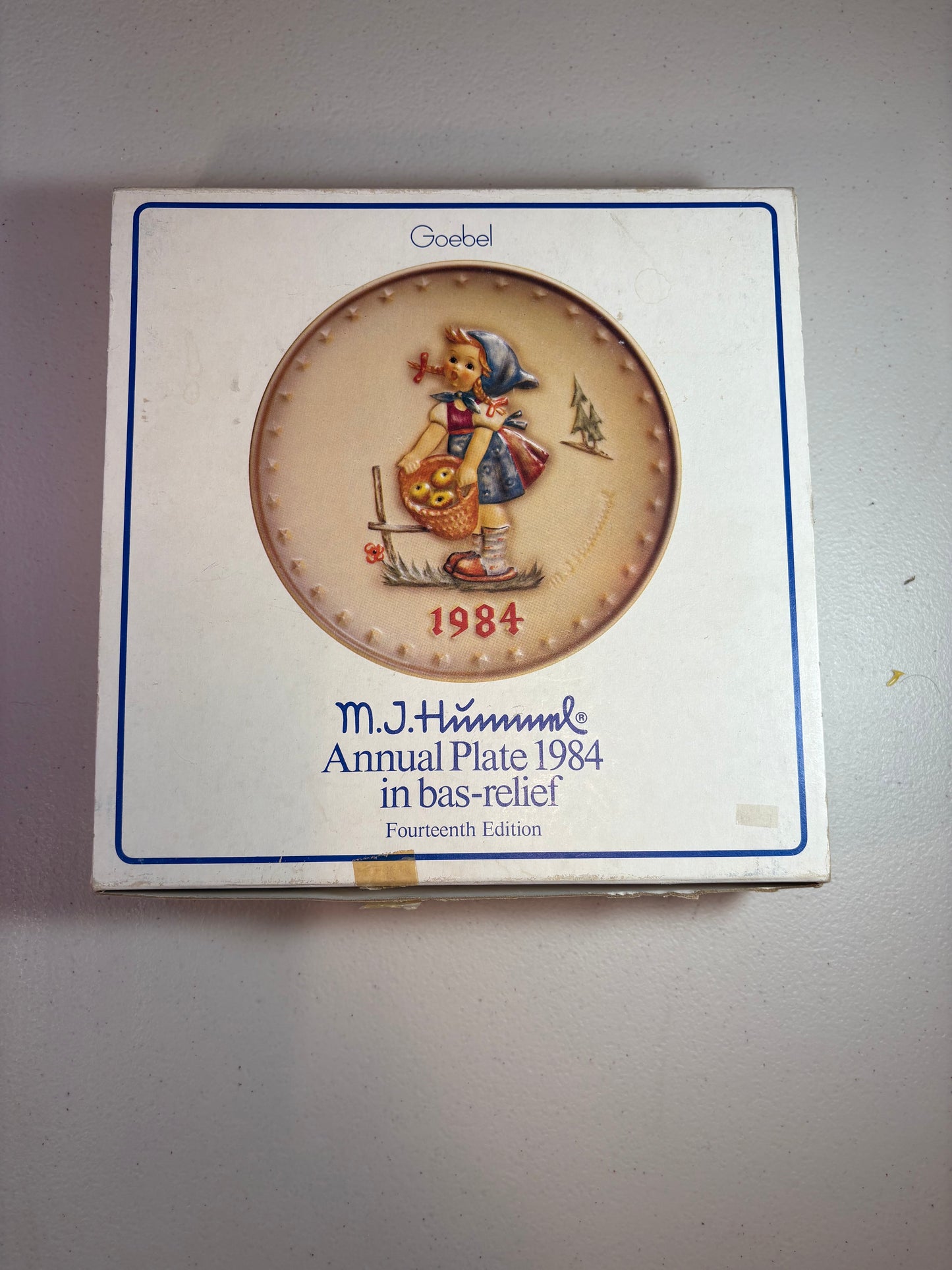 Lot of 3 Vintage 1980's Hummel Annual Collector Plates