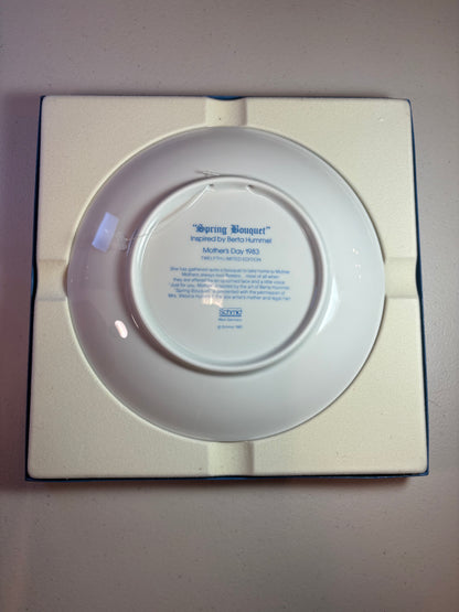 Lot of 3 Vintage 1980's Hummel Mothers Day Collector Plates