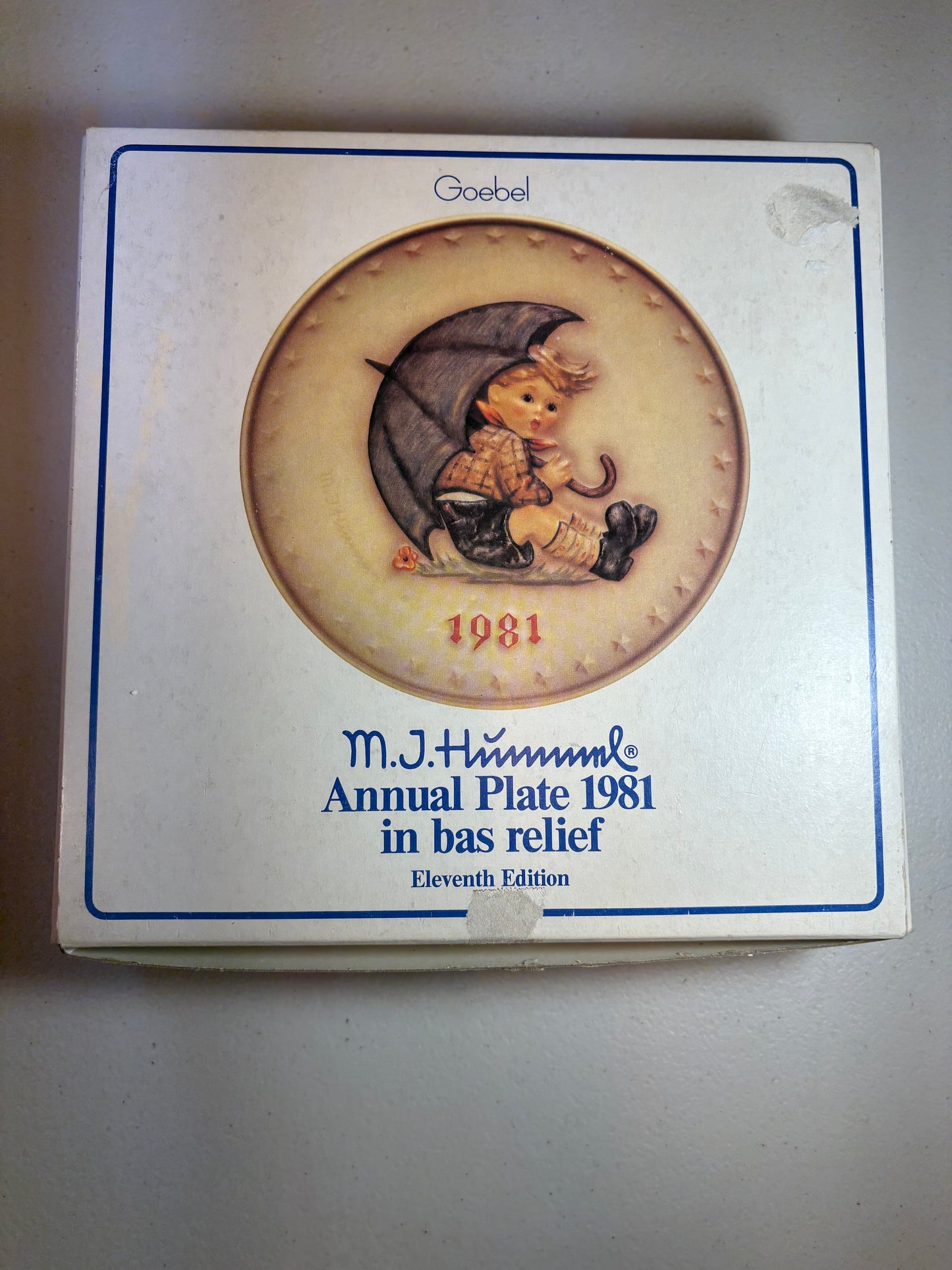 Lot of 3 Vintage 1980's Hummel Annual Collector Plates