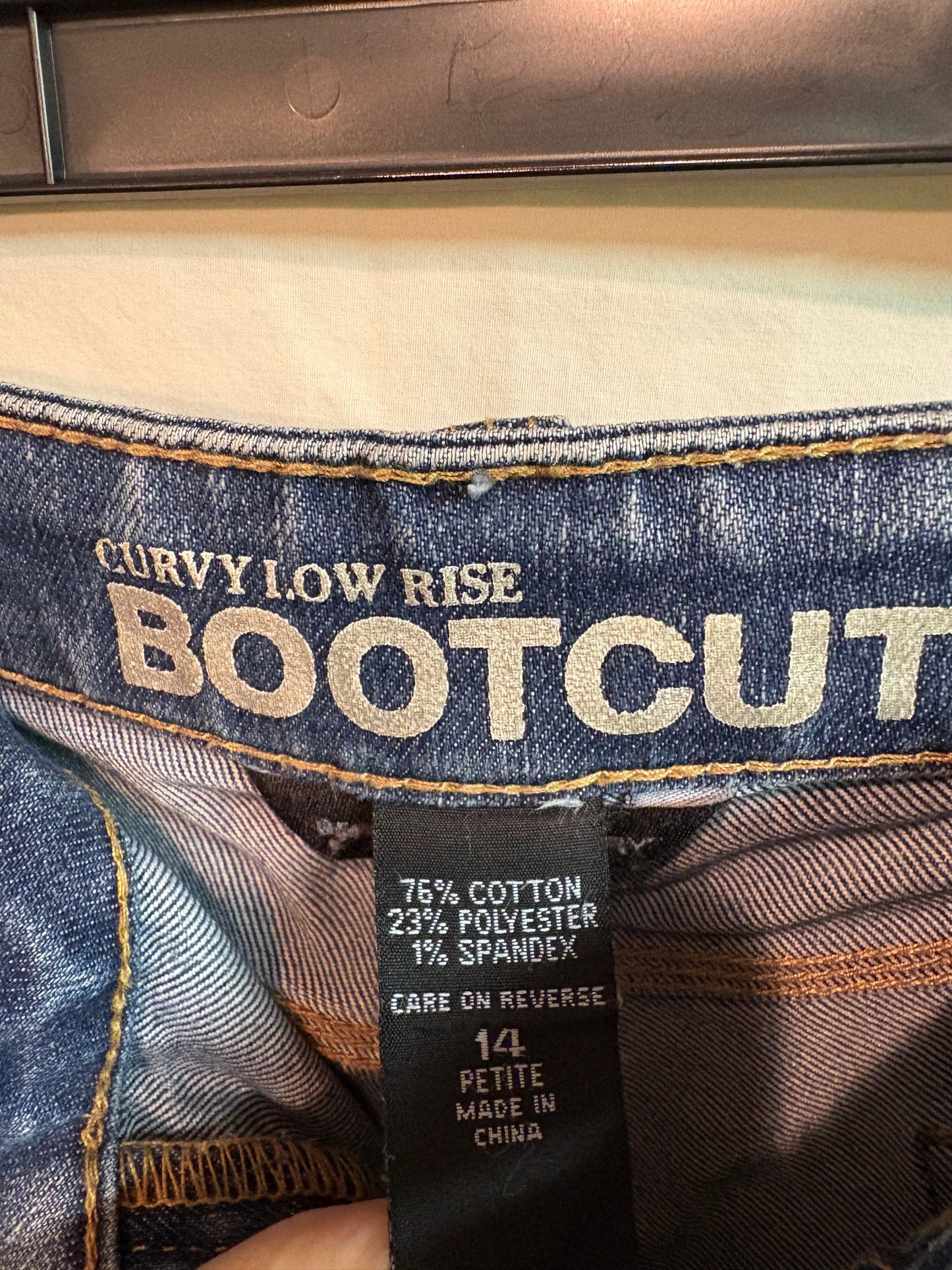 Women's New York & Company Curvy Low rise Bootcut Jeans