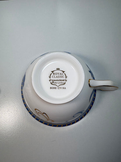 Lot of 2 Bone China Tea Cups