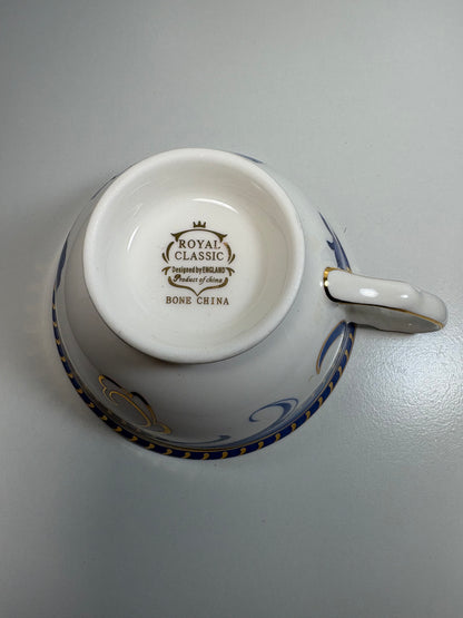 Lot of 2 Bone China Tea Cups