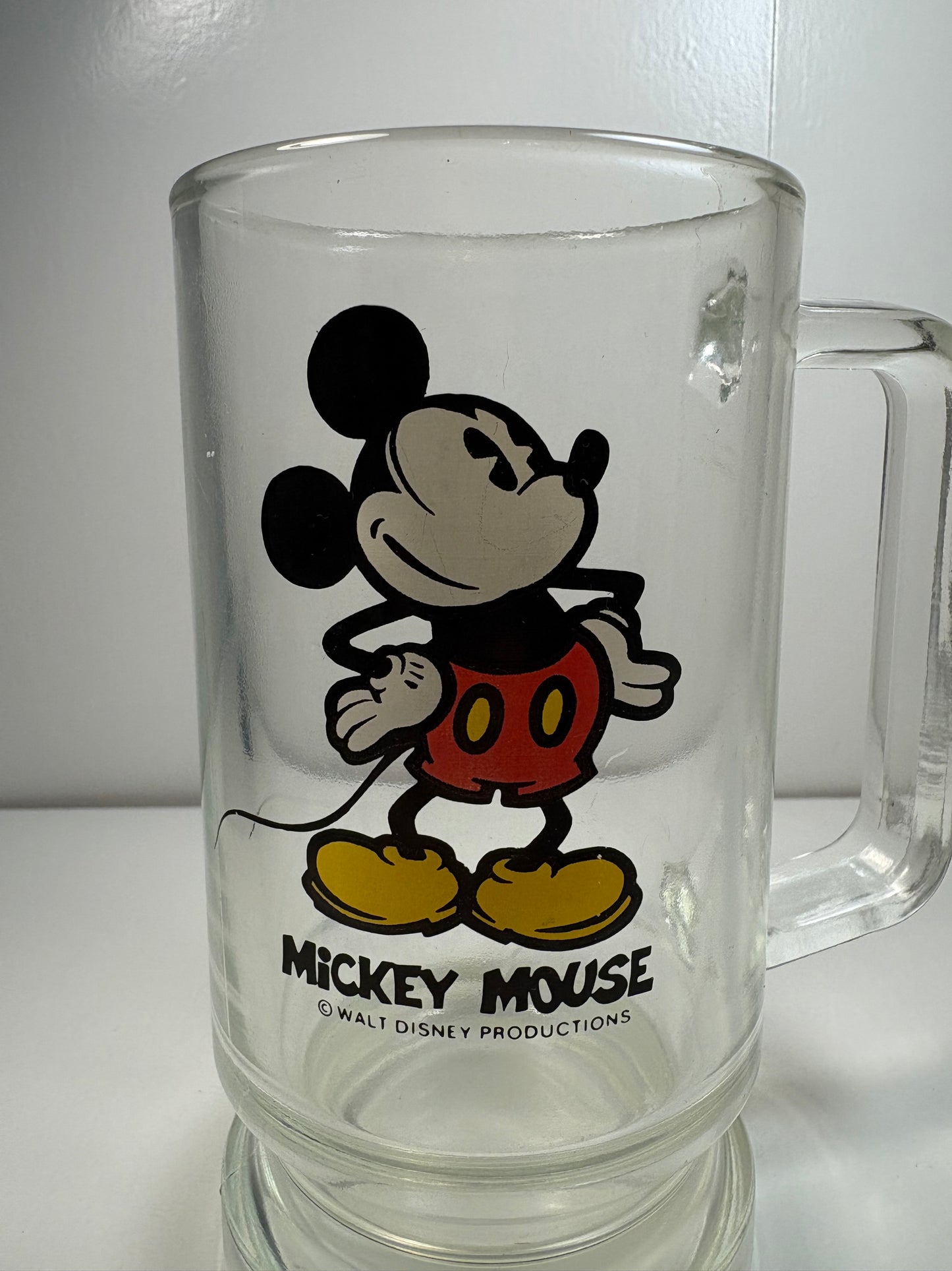 Vintage Mickey Mouse Pedestal Mug