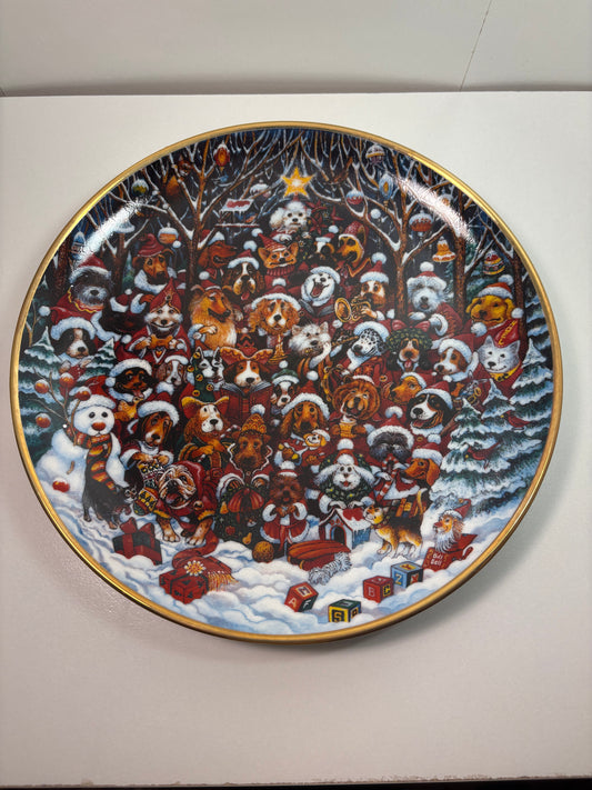 "Santa Paws" Decorative Plate